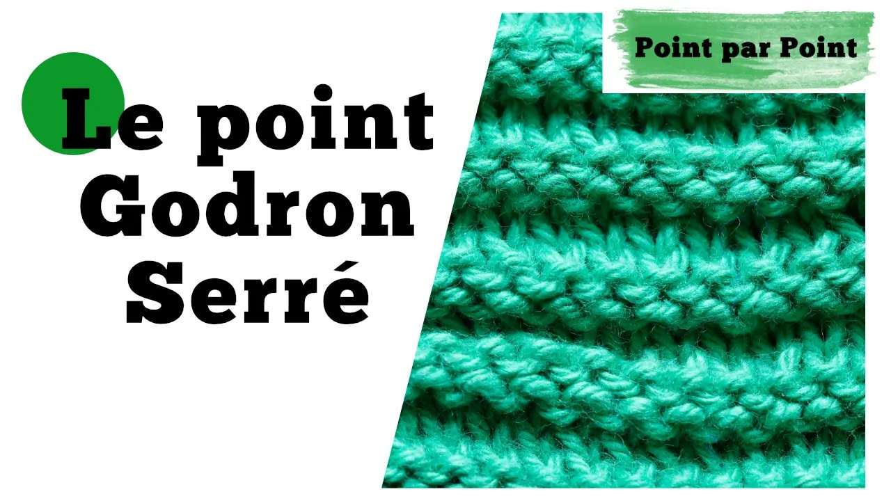 Lire la suite à propos de l’article Point par point – Godron Serré (tricot à plat et en rond)